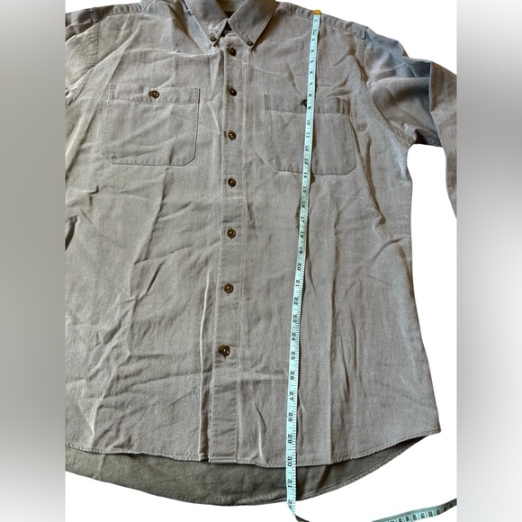 Scott Barber Long Sleeve Collared Shirt Size Medium - Picture 9 of 10
